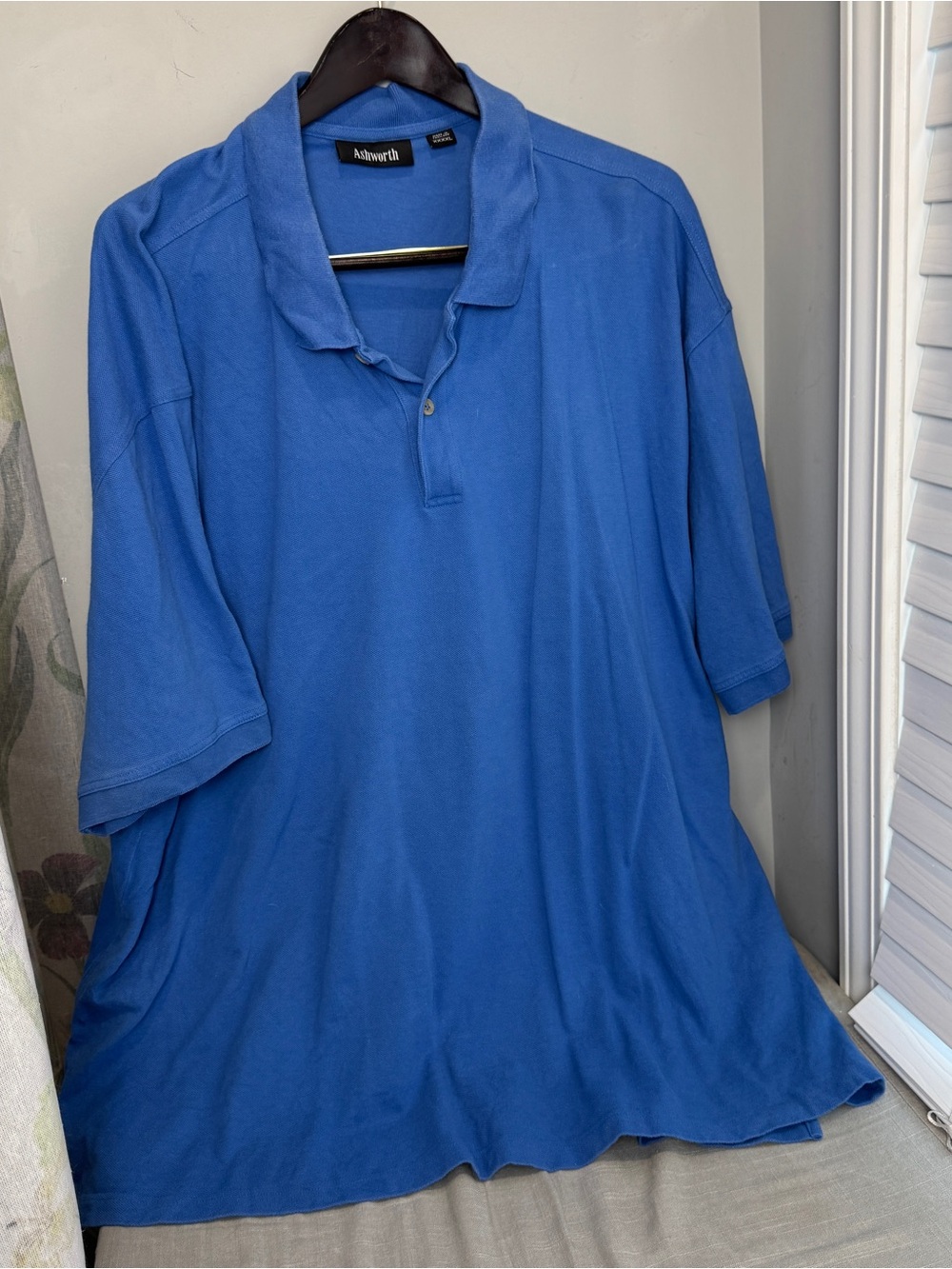 Ashworth Men's Royal Blue Polo Shirt 4X